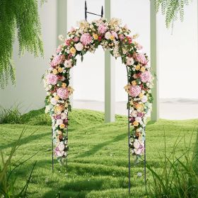 8 Feet 4 Inch High Gothic Steel Rose Arch