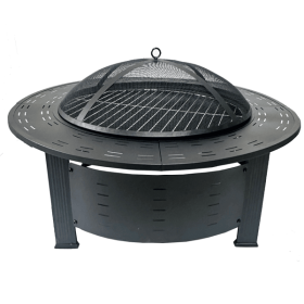 Round stove cooking tea round barbecue stove table smokeless charcoal rack full set of heating brazier wood home courtyard outdoor